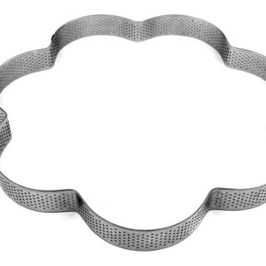 Article : Cercle à tarte perforé - forme fleur - Ø 27 x ht 2, 5 cm - Mallard Ferrière