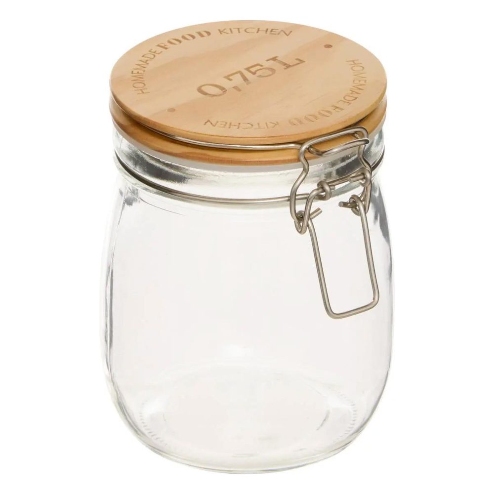Bocal en verre wording 0, 75l transparent — FIVE