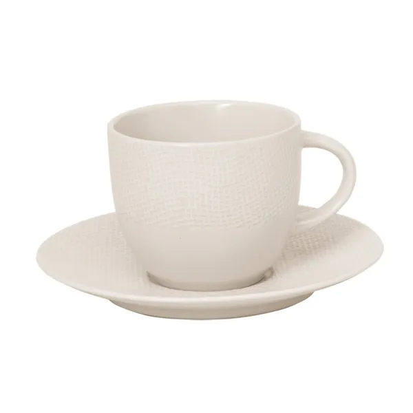 Produit : Tasse thé 22 cl + soucoupe VESUVIO Ivoire