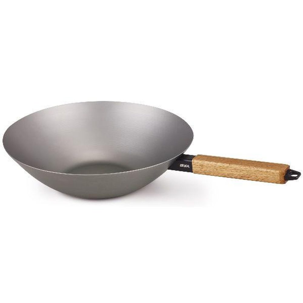 Beka | Poêle wok acier 31 gris - 13970314