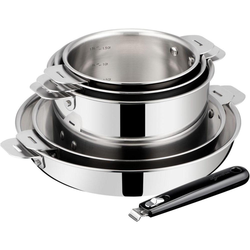 Référence produit : Lagostina Batterie de cuisine esperta triply 5 pièces + poignée